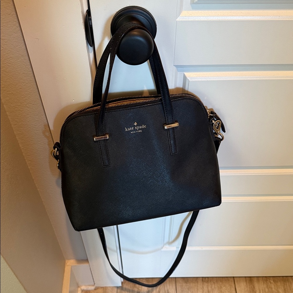 Kate Spade Classic Black Satchel with Strap